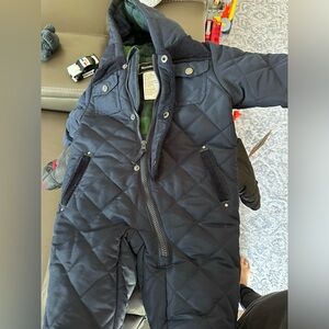 Rothschild brand new with tags quilted one piece snow wear 6-9 months